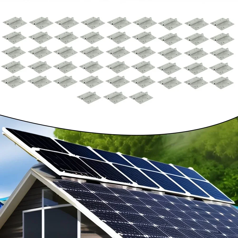 لوحة التأريض الكهروضوئية المصنوعة من الفولاذ المقاوم للصدأ 304 متوافقة مع إطارات الألواح الشمسية وقضبان تركيب الألومنيوم #3