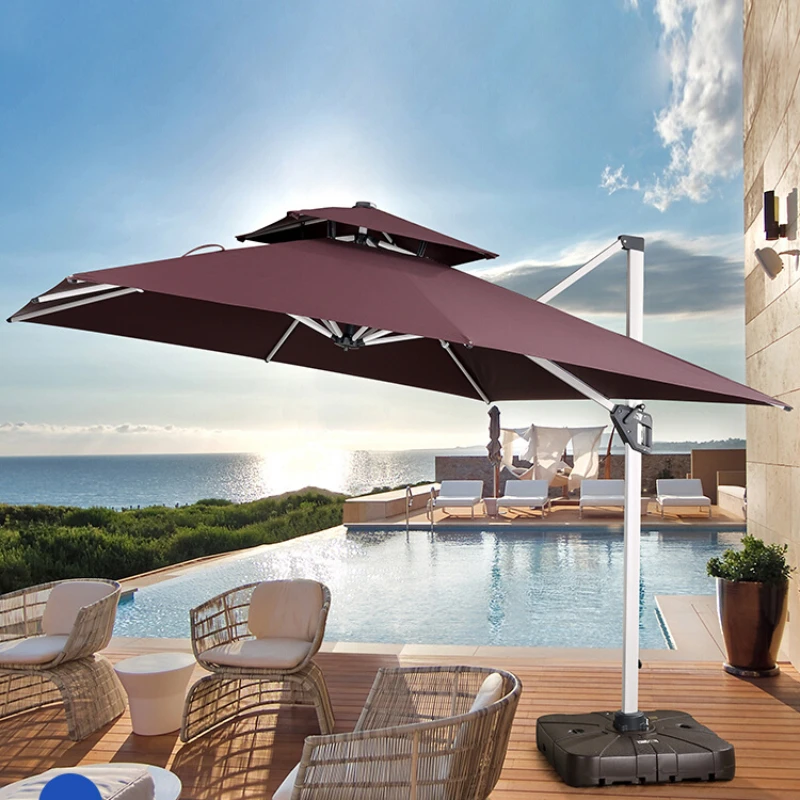 Outdoor sunshade umbrella, outdoor umbrella, sun umbrella, Roman umbrella, outdoor balcony, beach umbrella, terrace, outdoor