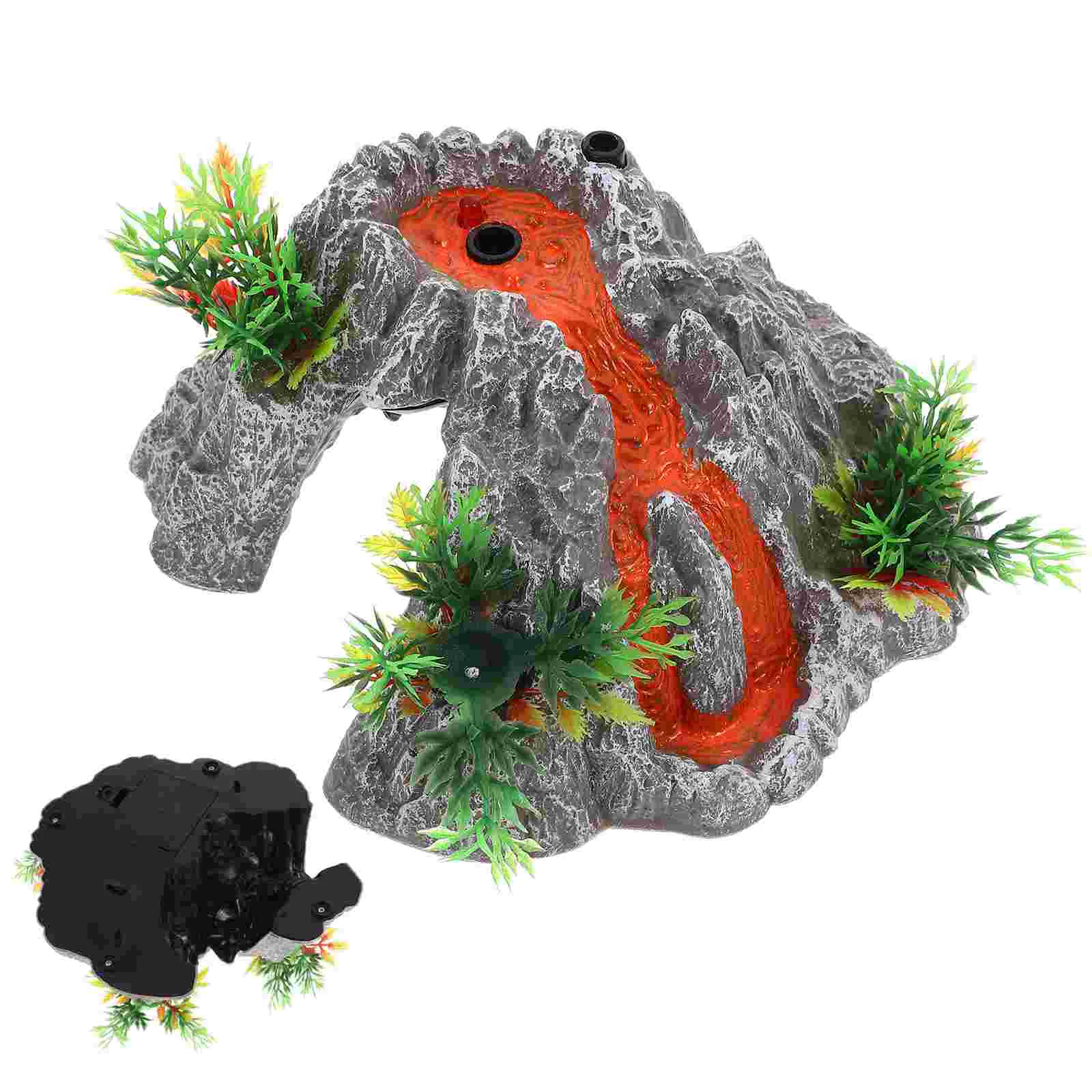 Volcanic Spray Model Electric Volcano Decor Sand Table Simulation Modeling Toy Craft Plastic Fake Preschool