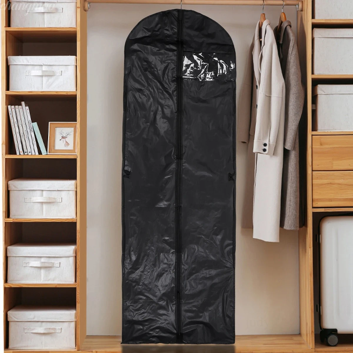 Wedding Dress Cover Dress Bag 180 Cm Suit Cover Breathable Folding Carry Storage Clothes Dustproof Moisture Proof