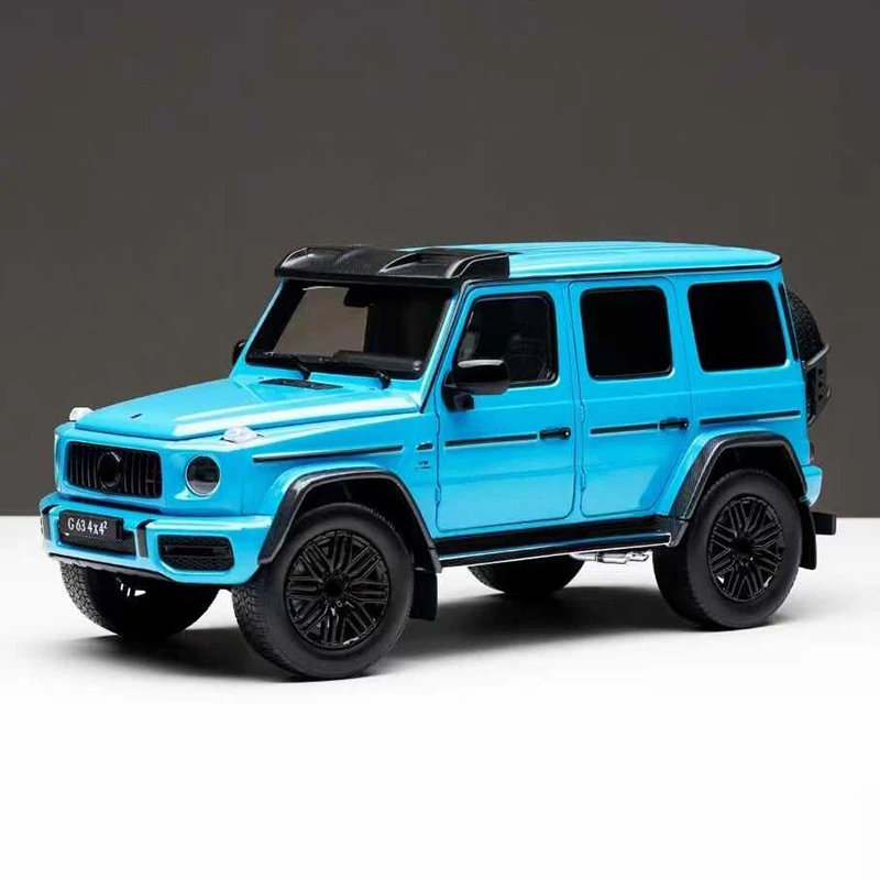 Iscale factory 1:18 G63 4X4 alloy car model, large G car model