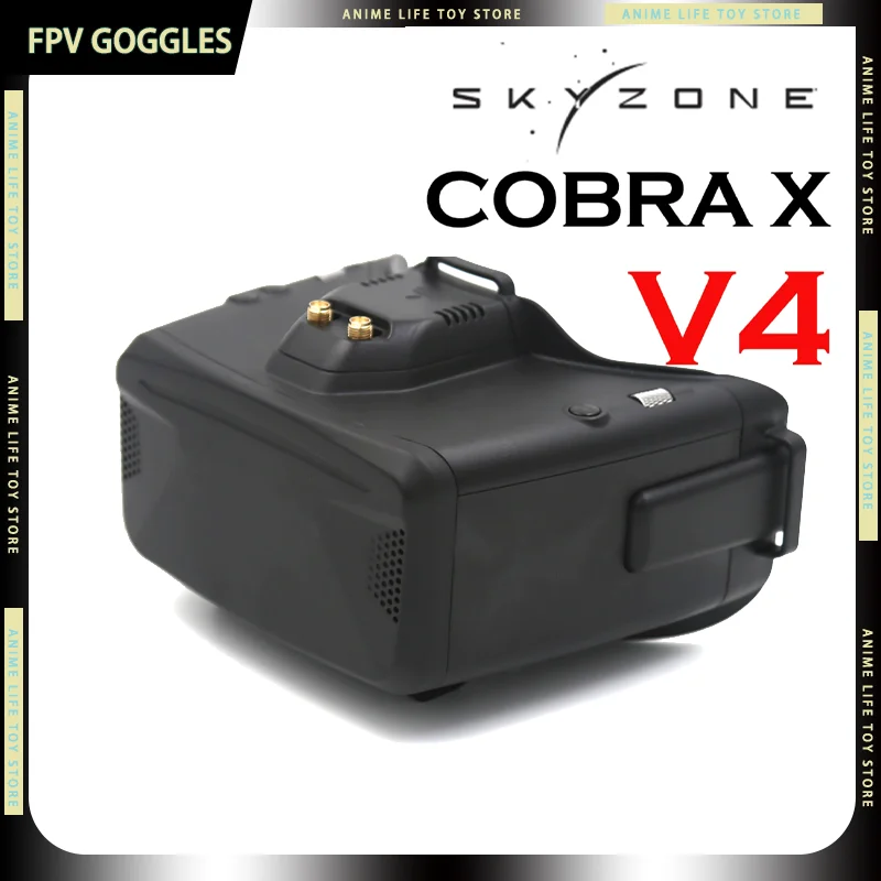 

Skyzone COBRA X V4 FPV Goggles 5.8G Head Mounted 48CH Steadyview Receiver 1280X720 60Fps LCD For Fixed Wing Airplane FPV Gifts