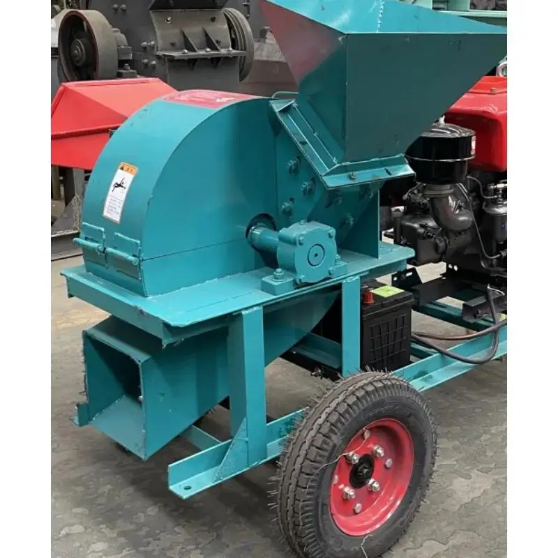 Industrial Wood Sawdust Making Chipper Machine Wood Crusher Wood Shredder