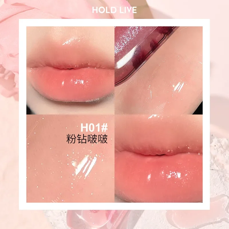 HOUD LIVE Spiegellicht Lipgloss Spiegel Waterlicht Glas Lipglazuur Hydraterende lippenstift Transparante jelly-lippen