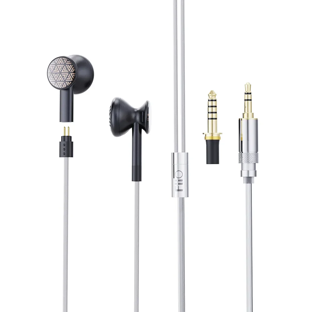 FiiO FF3S Dynamic Drive Wired In-Ear Earbuds HiFi Earphone with Bass Super Sound Earbud Music Earphones