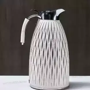 Modern creative leather glass steel cold kettle decoration sample room living room decoration