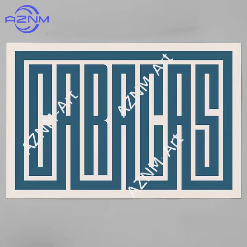 Caracas Art - Caracas Typography Design, Caracas Venezuela Wall Art / Poster, Caracas Venezuela Print, Minimalist Wall Decor