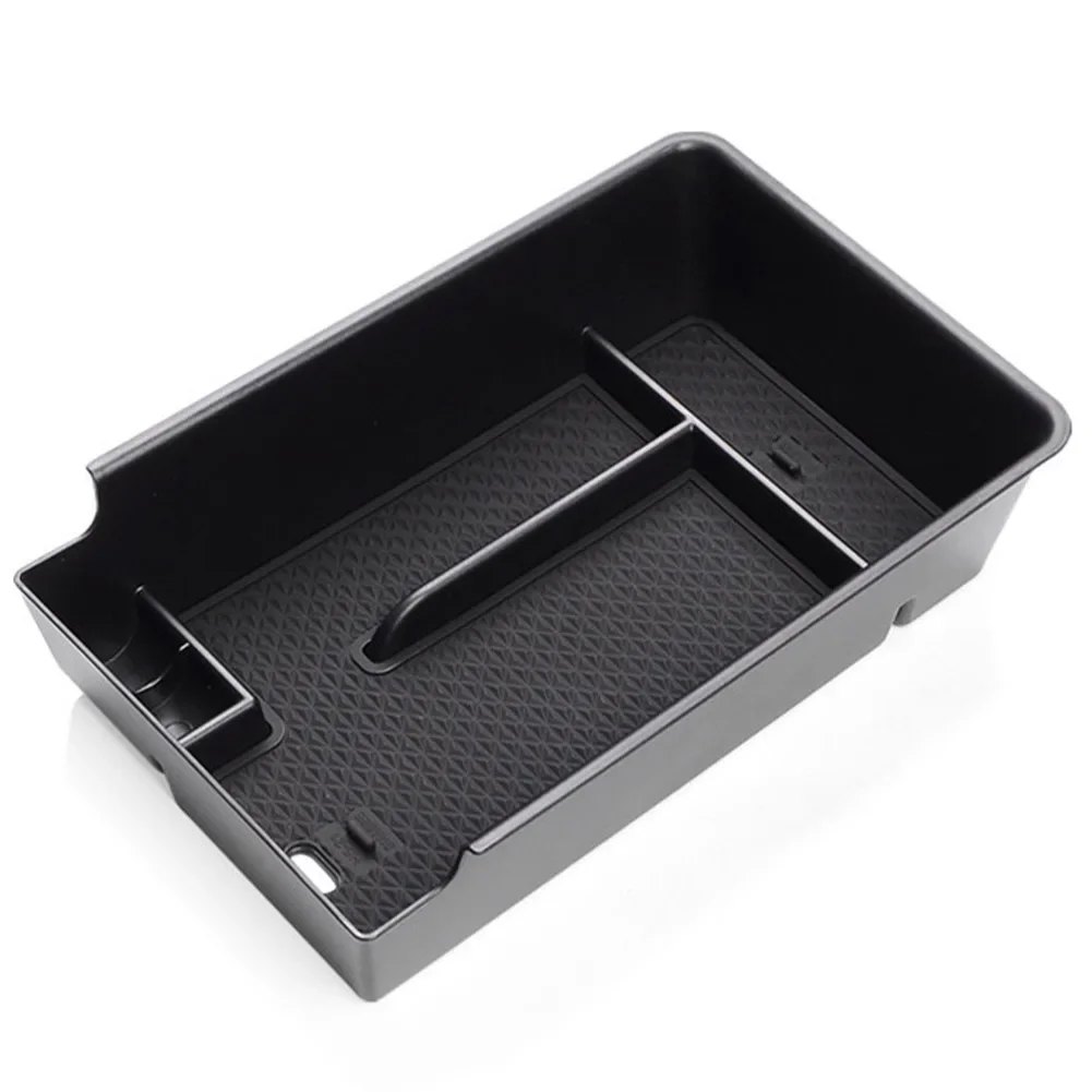 

1X Car Front Central Console Armrest Storage Box Container Organizer Holder Fits For Haval H6 3th Gen 2021-2022 Black ABS Parts