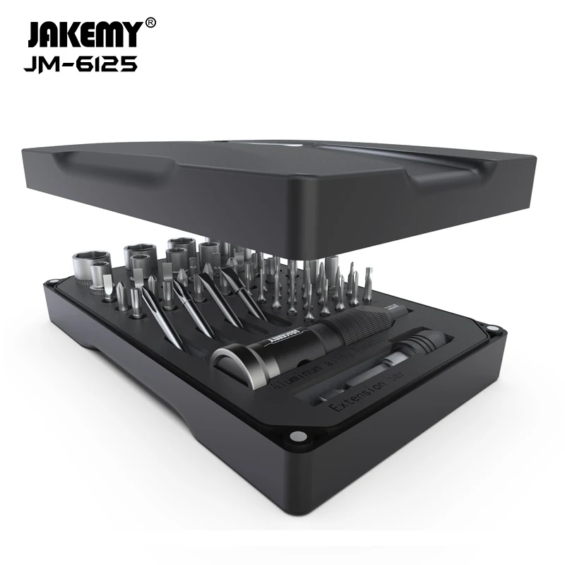 60 in 1 Precision Screwdriver Set for Phone Game Console Household Repair Tool Kit Magnetic Torx Hex Screw Driver Bits JM-6125