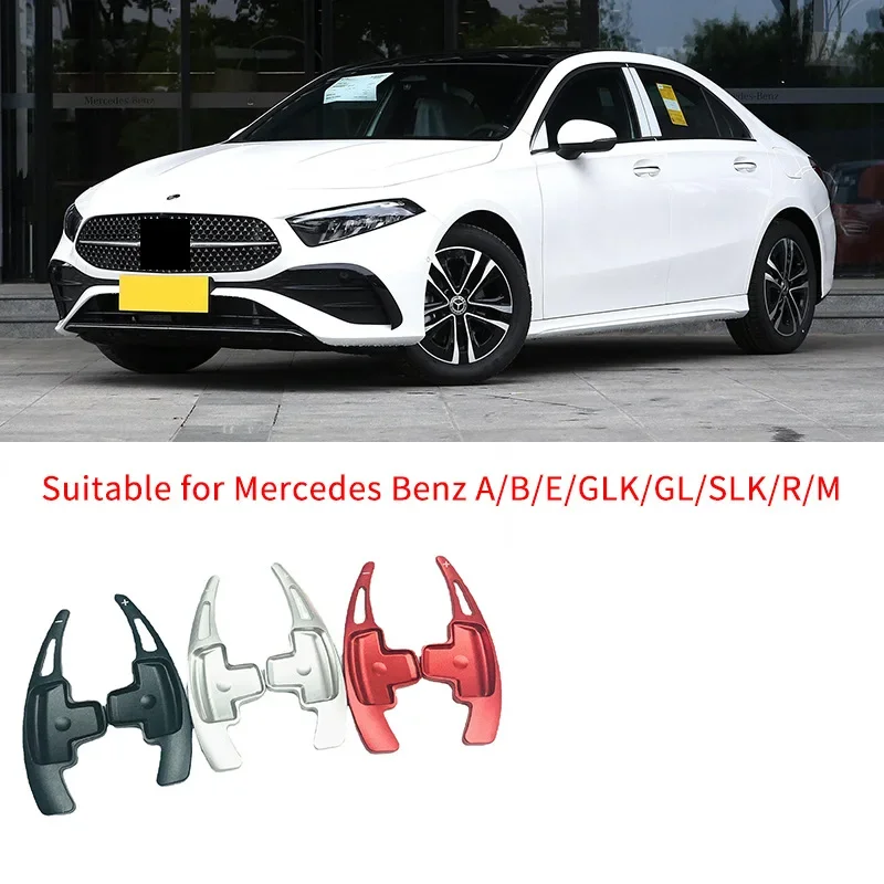 

for DSG Mercedes BenzA/B/E/GLK/GL/SL classe GLK SLK CLA GLA Sticker styling Car Steering Wheel Shift Paddle Shifter