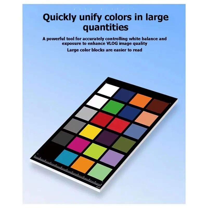 A33T-24 Colors Camera Color Chart, International Standard Digital Photography Calibration Card,LAB Color Correction Card A