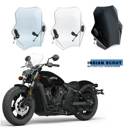 Motorcycle Windscreen Windshield Covers Deflector Universal For INDIAN SCOUT 2015-2022 SCOUT BOBBER 2018 - 2022