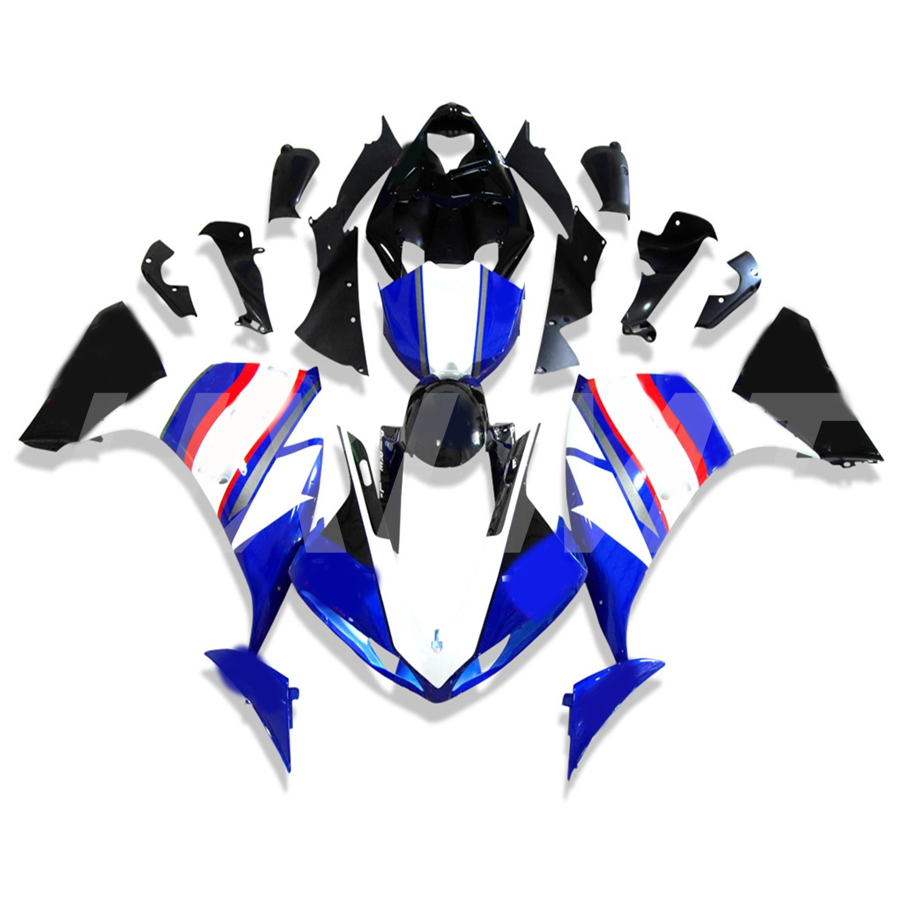 

Injection Molding ABS Fairing Kit For YAMAHA YZF R1 2009-2011 YZF-R1 09 10 11 All Matte Black Fairings Set