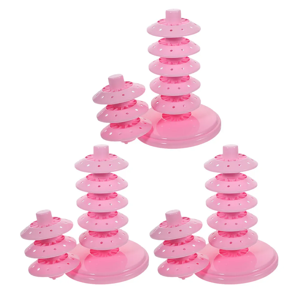 3Pcs Multi-Function Lollipop Holder Strong Wear-Resistant Plastic Display Stand for Birthday Store Tabletop Candy Dessert