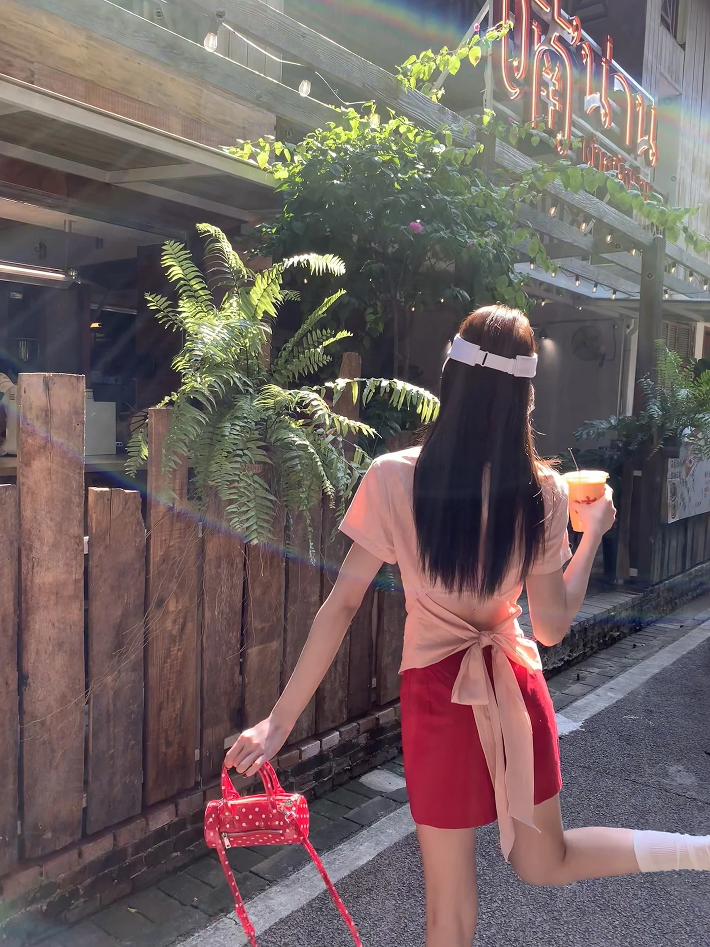 

Розовая женская футболка с коротким рукавом, новинка 2026 года, весенняя, ультрамодная, в национальном стиле, из смесового хлопка и льна, приталенного кроя.