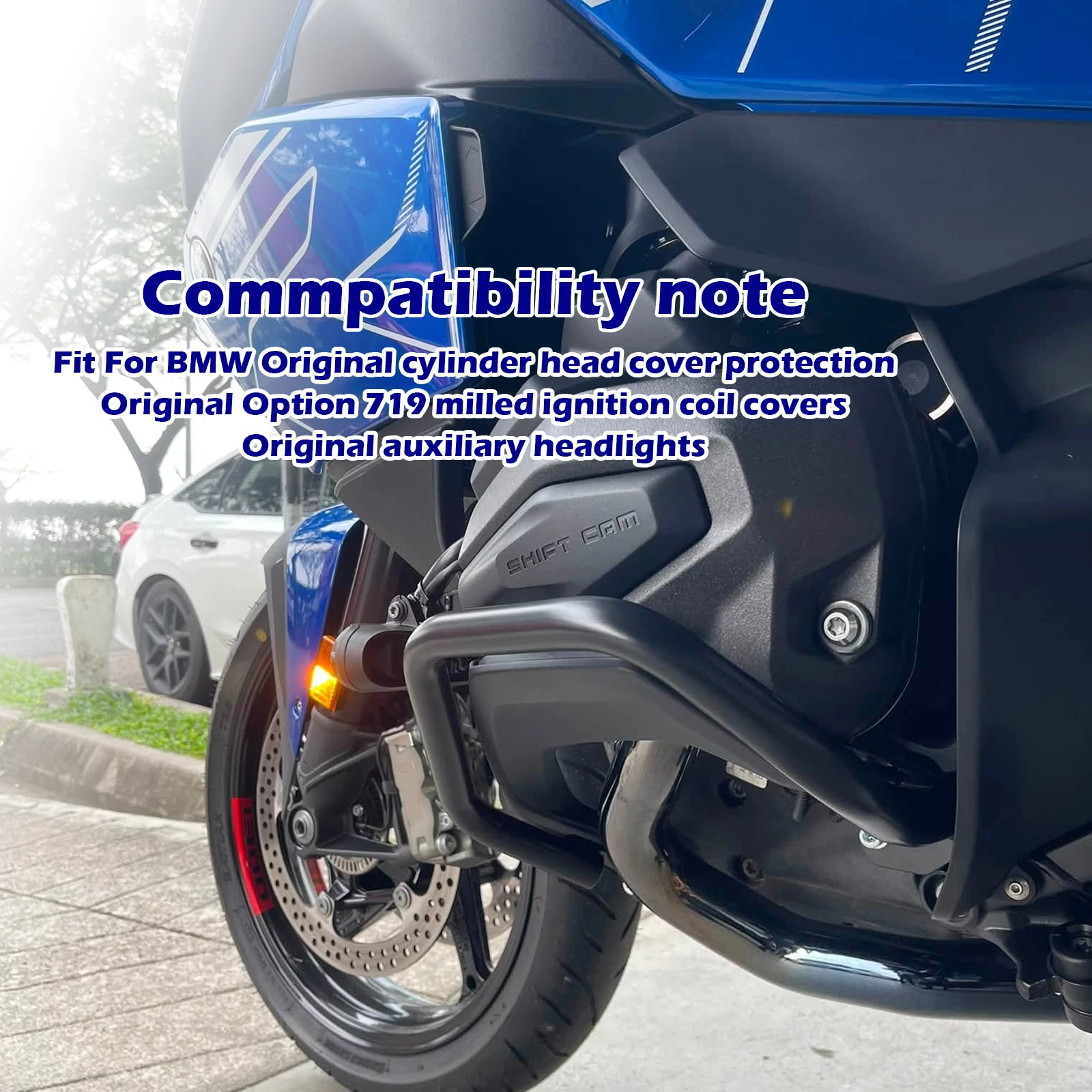 Fit For BMW R1300 RT 2025 2026 R1300RT New Motorcycle Crash Bar Frame Engine Protection Guard Bumper Cylinder Head Protector