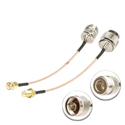 RG316 RG-316 Cable N To SMA Male Female Right Anlge Connector N To SMA Crimp for Extension Cable Low Loss Fast Delivery Brass RF