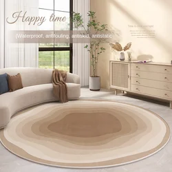 Minimalist Round Living Room Decoration Carpet Children's Room Non-slip Rug Modern Luxury Rugs for Bedroom Home Thickened Mat