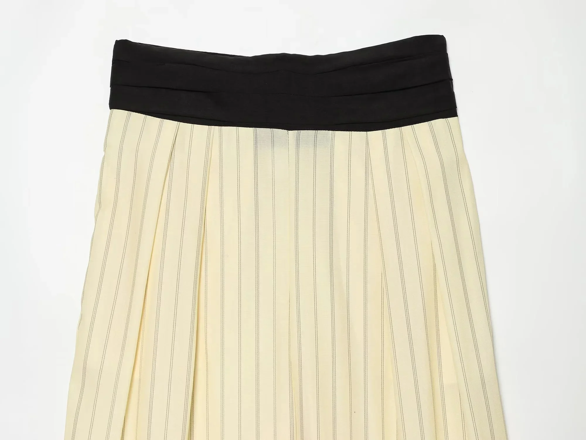 KONDALA Damen Eleganter Freizeitanzug Gestreifter Kontrastfarbener Kurzarm-Oberteil, Lange Hose 2026 Sommer Trendiges Urlaubs-Chic-Set – Detail 19