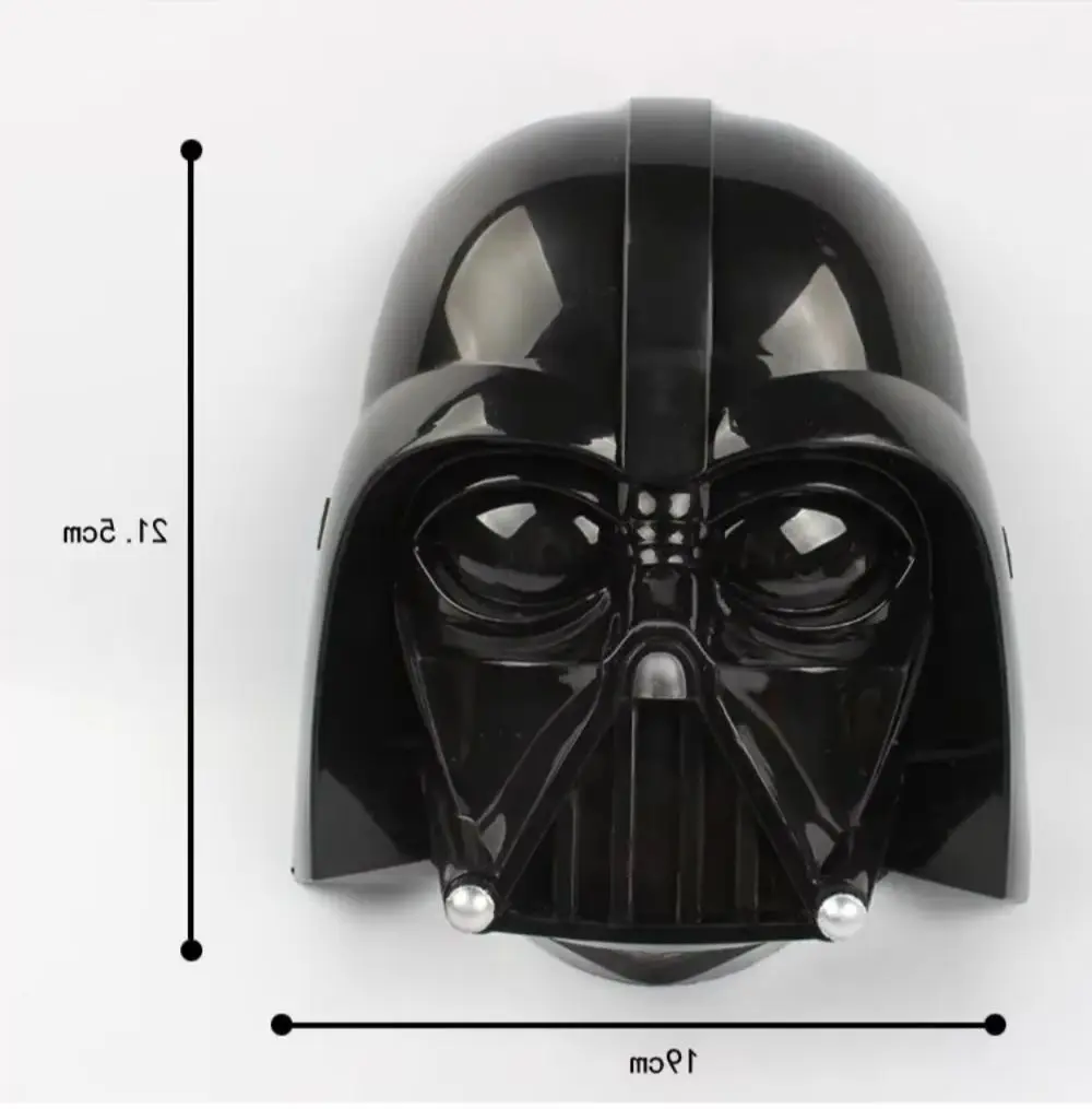 Luz LED Halloween Navidad PV Darth Vader Máscara Soldados Máscaras Luminosas