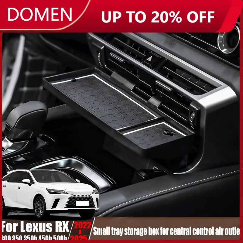 

For Lexus RX 300 350 350h 450h 500h 2022-2025 air outlet small pallet storage box modified car storage accessories ABS material