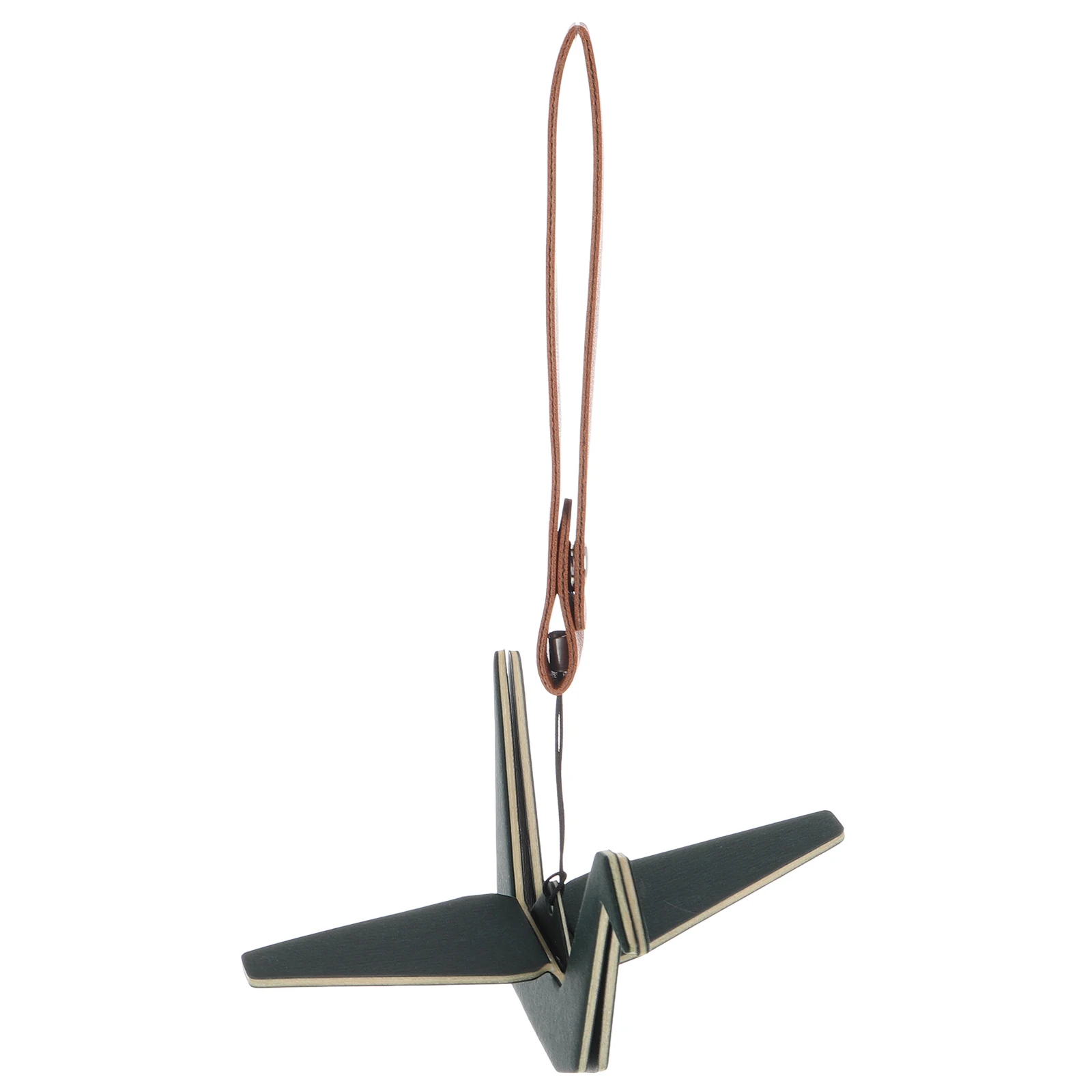 

Elegant Origami Crane Car Air Freshener Long Lasting Scent Rearview Mirror Hanging Pu Aromatherapy Bottle Car Decor