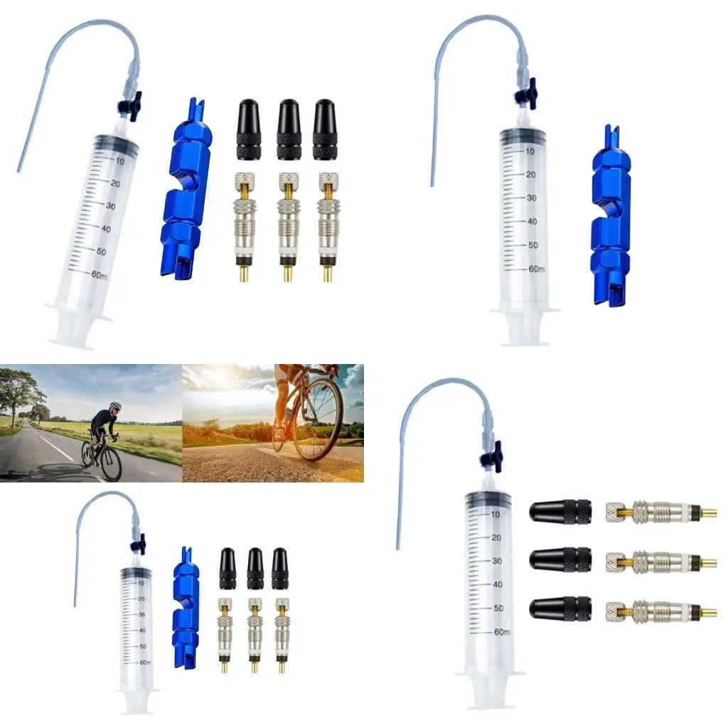 

R6FE Durable Remover with Ends Valves Cores Removal Tool for French & American Valves