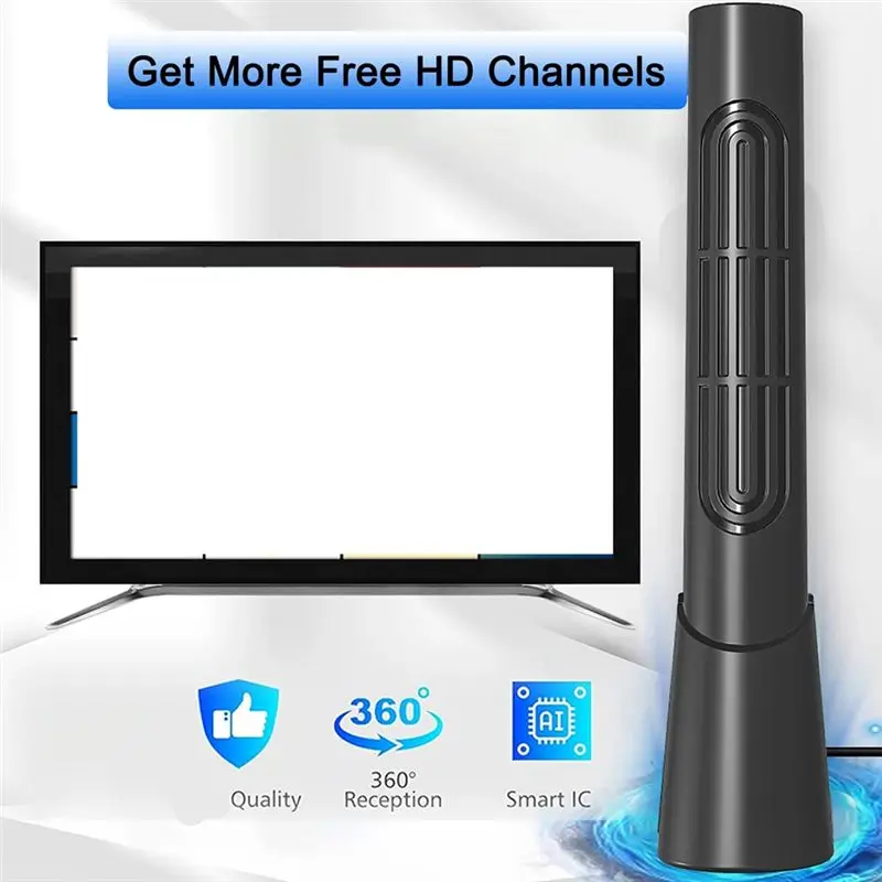 -[A51I Digital]Indoor TV Antenna With Amplifier 46-862M Long Range 7000 4K 1080P Digital HD Signal Booster DVBT2 ATSC TV Receive - view 4