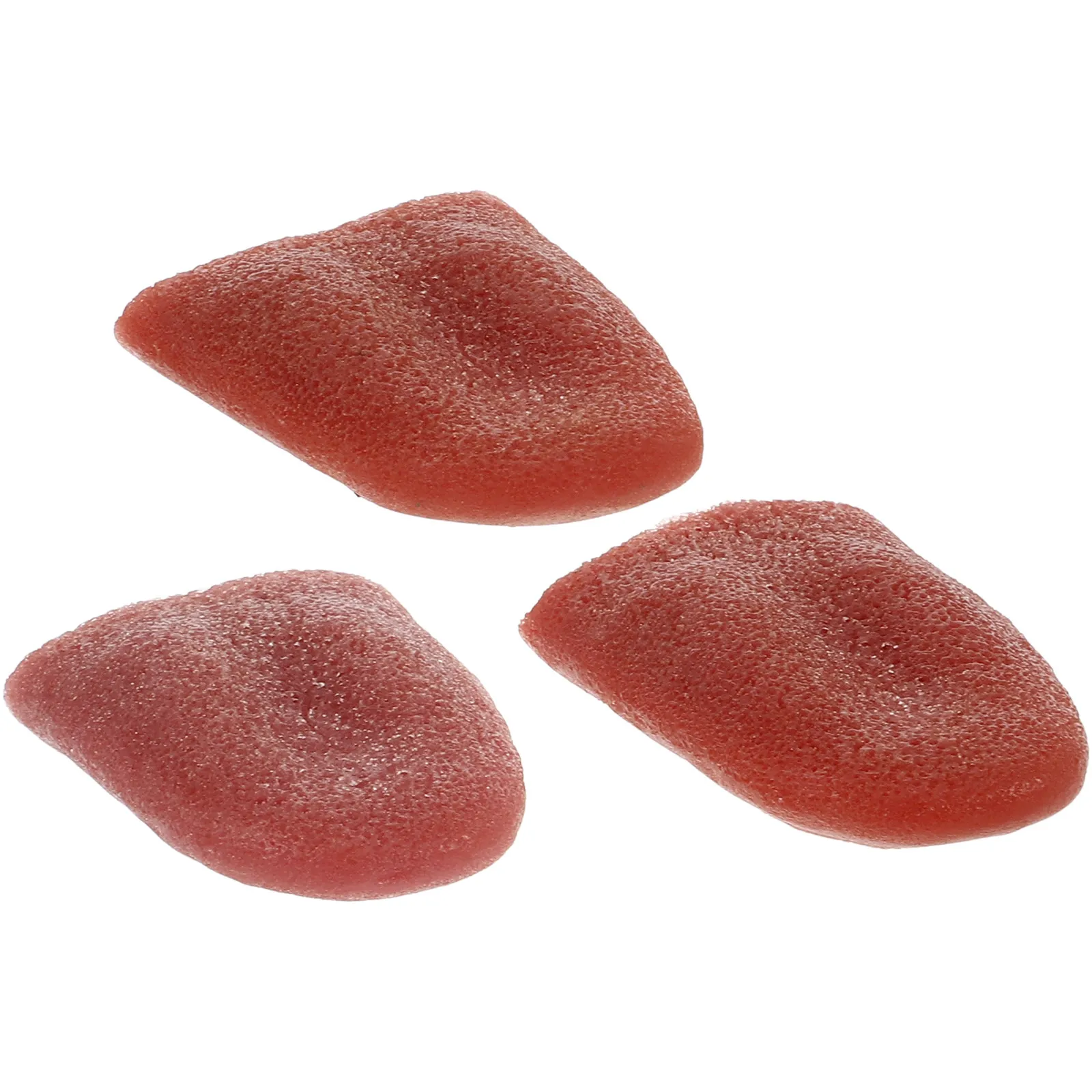 

3Pcs Flexible Realistic Fake Tongue Models for Pranks Halloween Party Supplies Scary Decor Festival Fun Tricky Props Set