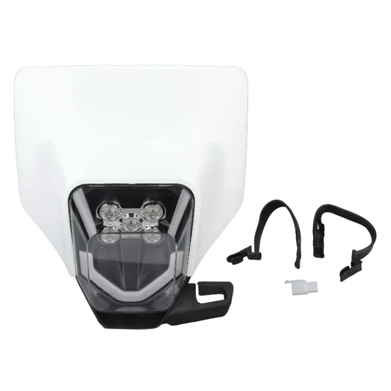 Motorcycle Headlight 35W 5 LED Headlamp High Brightness Low Energy Consumption For FC TC FE TE White