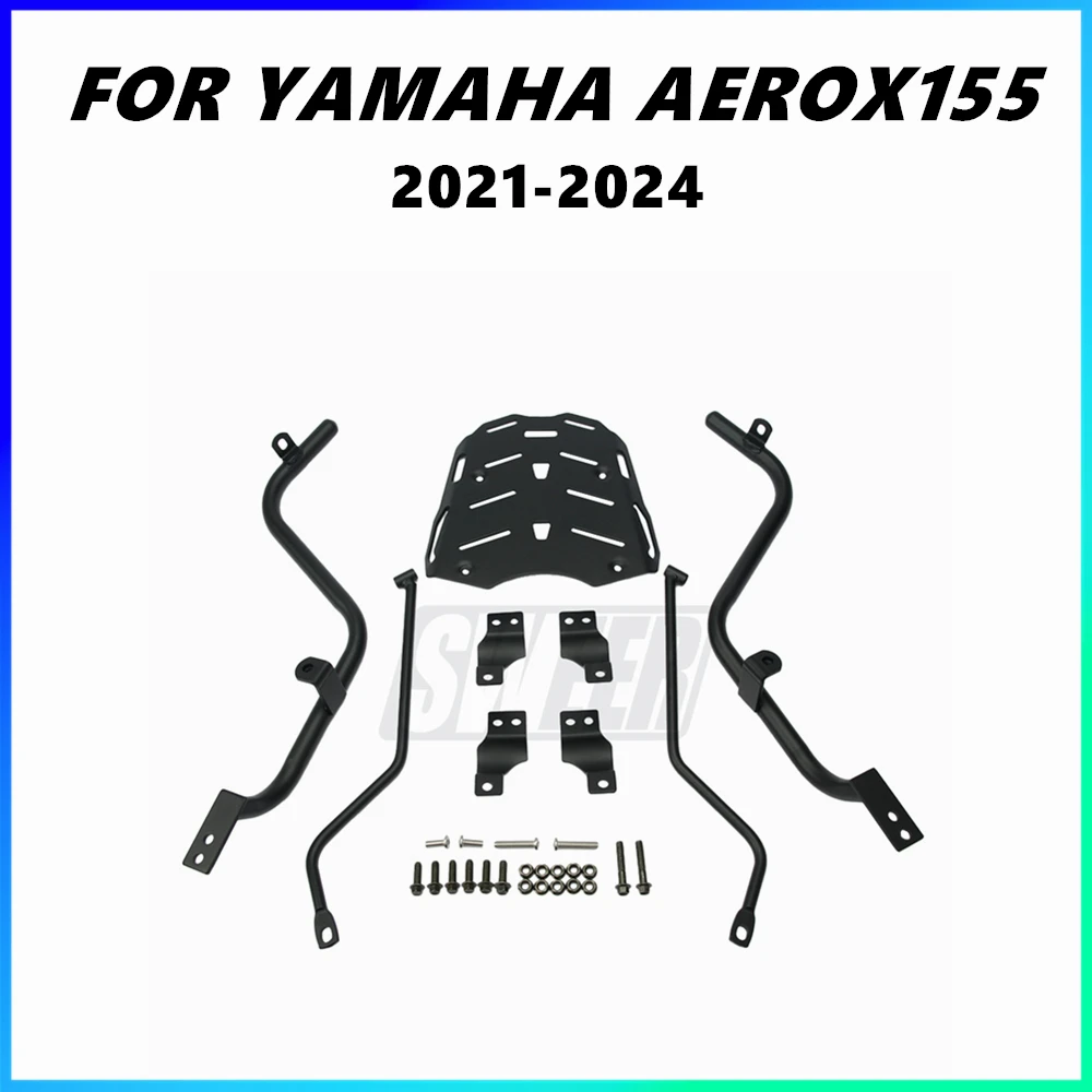 

Motorcycle accessories modified rear tailstock for Yamaha AEROX155 NVX AEROSPORT X Aluminum alloy rear end shelf 2024