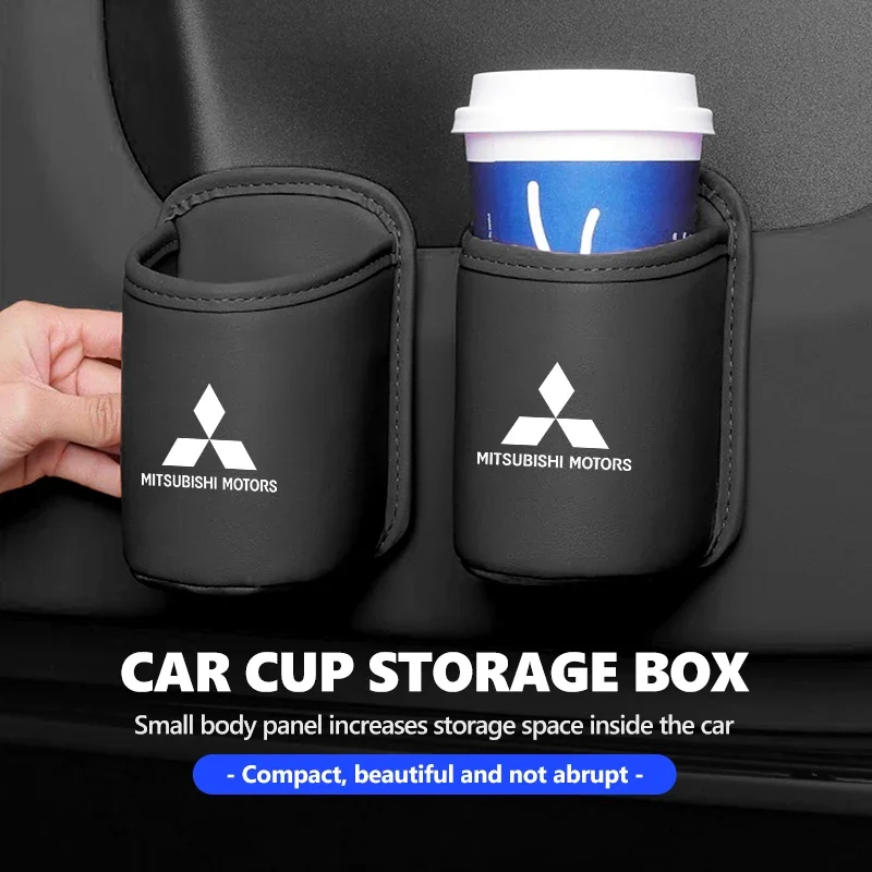 

Car Drink Rack Storage Box Cup Holder Organizer Interior Accessories for Mitsubishi Outlander Lancer Pajero ASX L200 Xpander