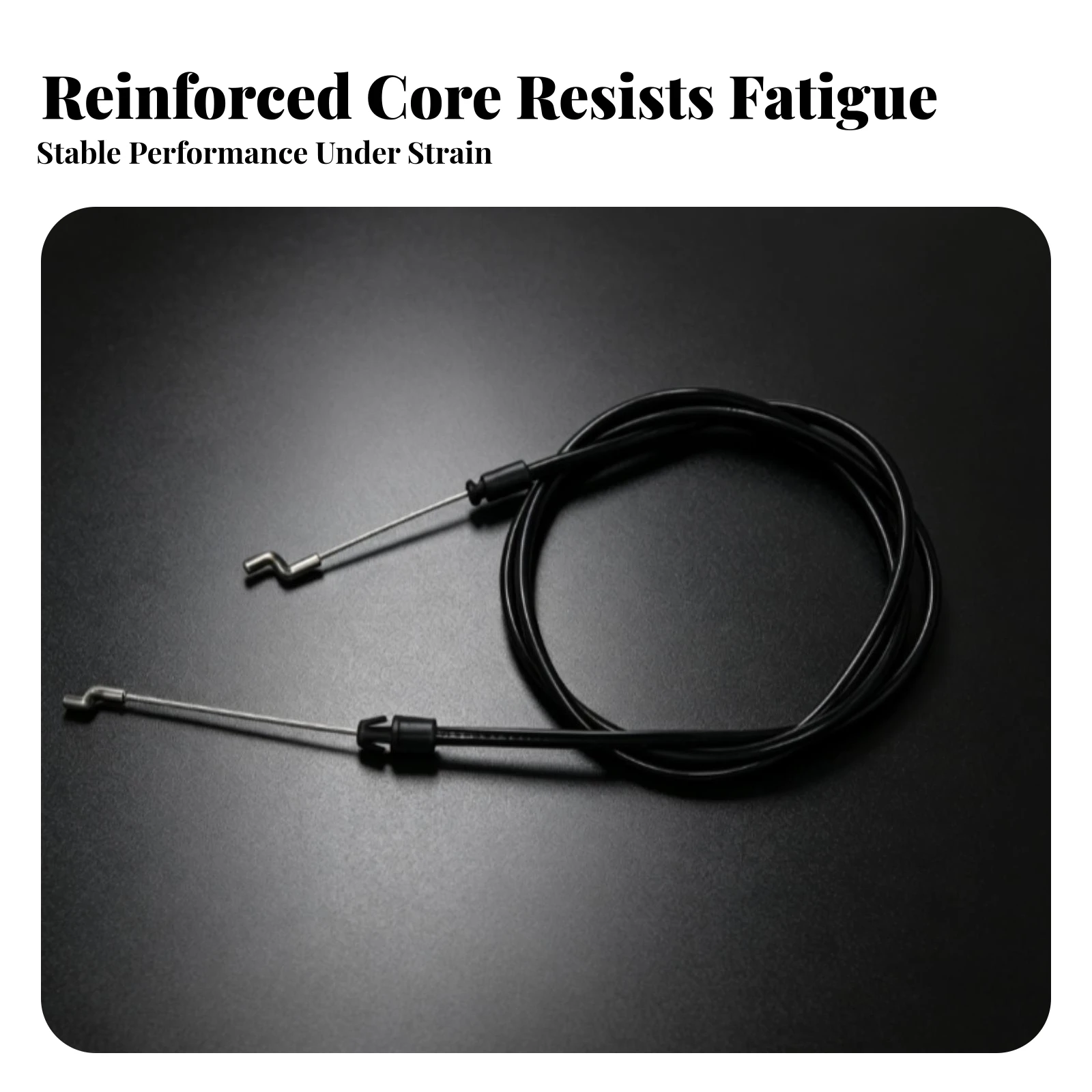 Lawn Mower Control Cable Easy to Replace Mower Replacement Cable Hardware Rust Resistant Heavy Duty