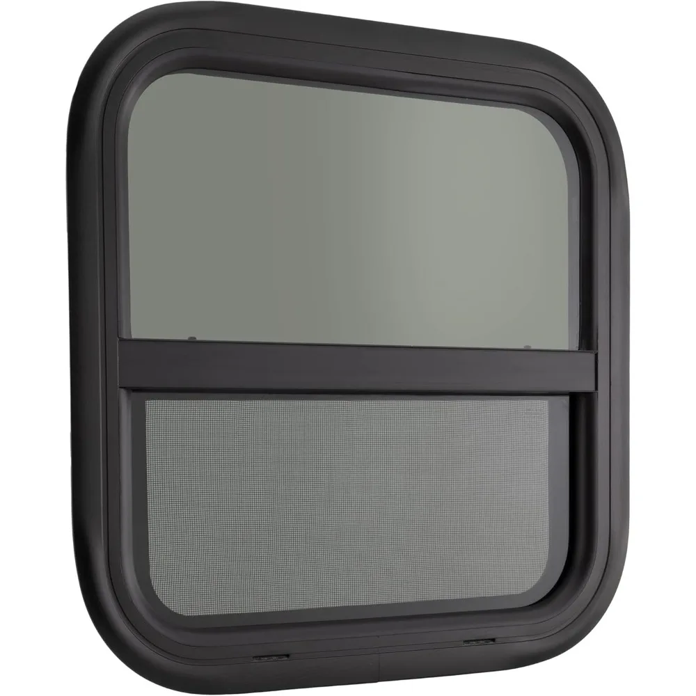 استبدال نافذة RV ذات الشريحة العمودية على شكل دمعة، 18 وات × 18 ساعة، صنع في الولايات المتحدة الأمريكية، اختياري 1.5 حواف #1