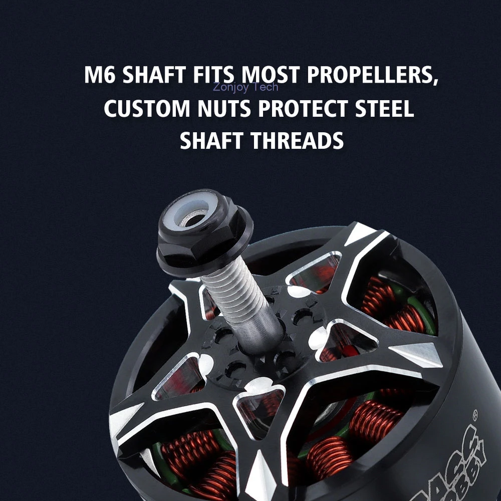 S4315 500KV S4320O novo 4 PCS é adequado para 13 14 polegadas FPV high-end classe de competição Traverser drone 6S motor sem escova