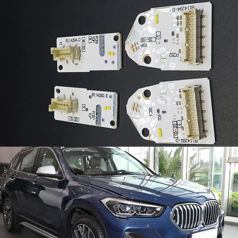 

For BMW X1 F49 2020-2023 car High headlights DRL chip Ballast LED boards Yellow Direct replacement Bright Yellow