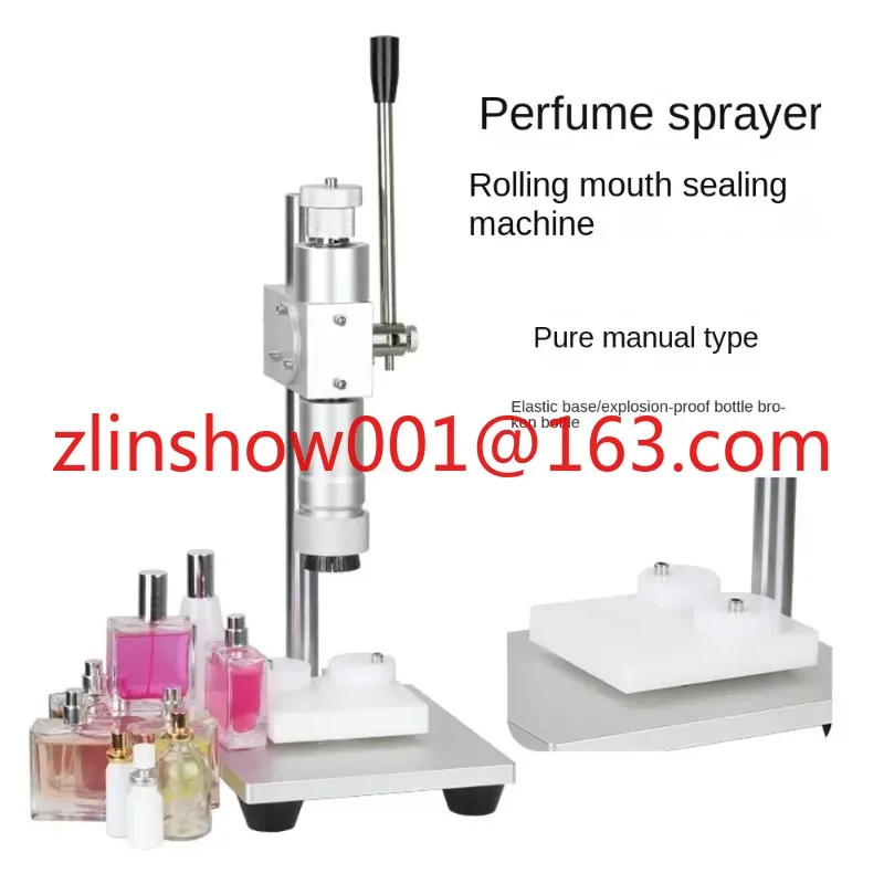 Manual Crimping Machine Perfume Crimper Capper Metal Collar Cap Press Capping Machine Spray Crimper