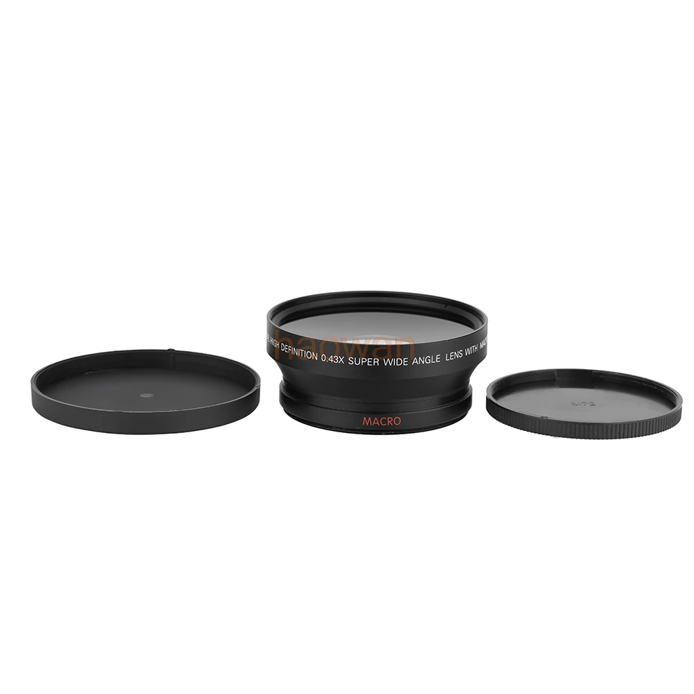 72mm 0.43X Wide Angle Macro Conversion Lens for 72 mm canon nikon pentax Sony HDR-FX1 HVR-Z1U camera