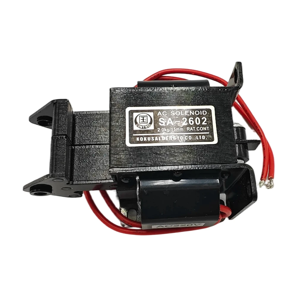 SA-2602 AC Push Pull Traction Solenoid Electromagnet 2kg 19.6N Force 15mm Stroke