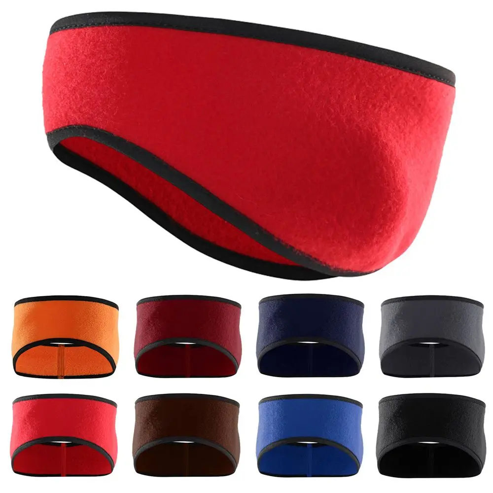 1Pcs Headscarf Women Girls Fleece Ear Cover Ear Warmer Ear Muffs Headband Running Headband Winter Sweatband