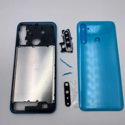 Phone Full Housing Middle Frame+Battery Back Cover Case Panel Replacement Parts for Oppo Realme 6i RMX2040