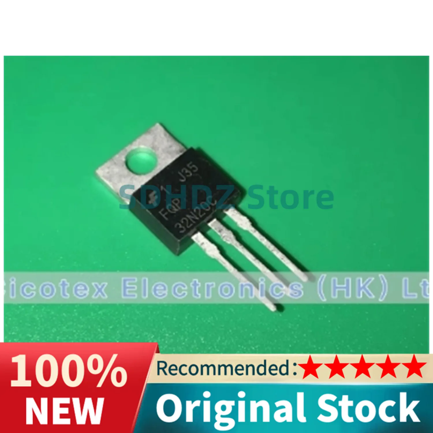 

10 шт. FQP32N20C TO220AB FQP 32N20C MOSFET N-CH 200 В 28A TO-220AB FQP32N20-C