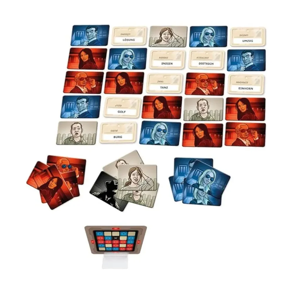 Codenames: Duet-Juego de deducción de palabras para dos jugadores por CGE Edición de juegos checos