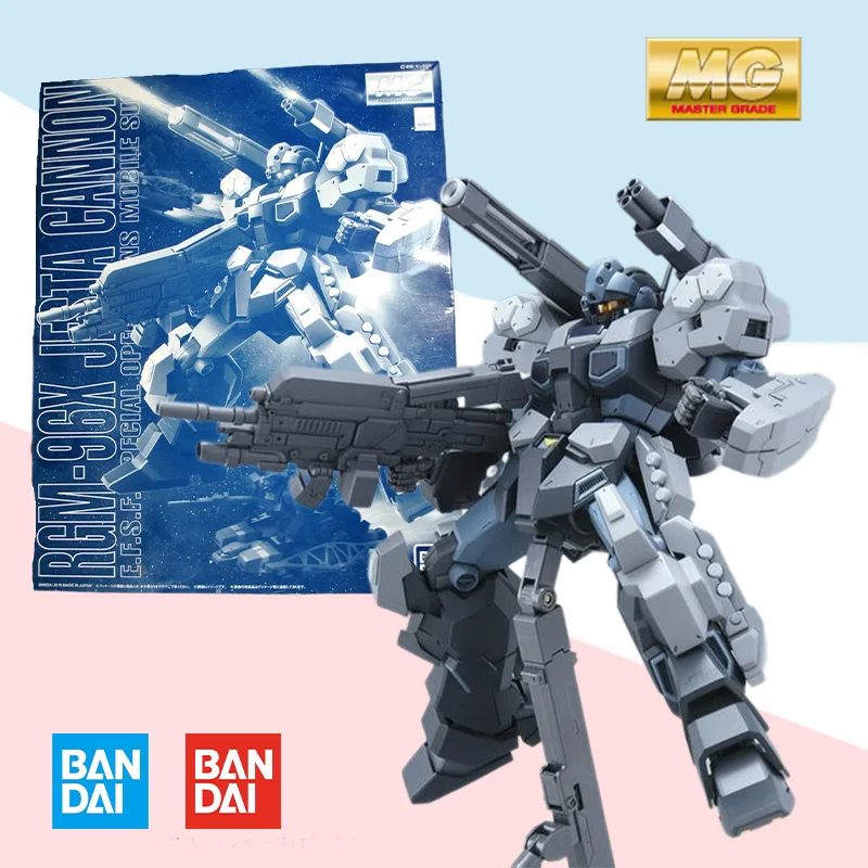 

Bandai Original box PB Limited MG 1/100 RGM-96X JESTA CANNON GUNDAM full Action Anime pvc model kit Assembly toy gift for kids