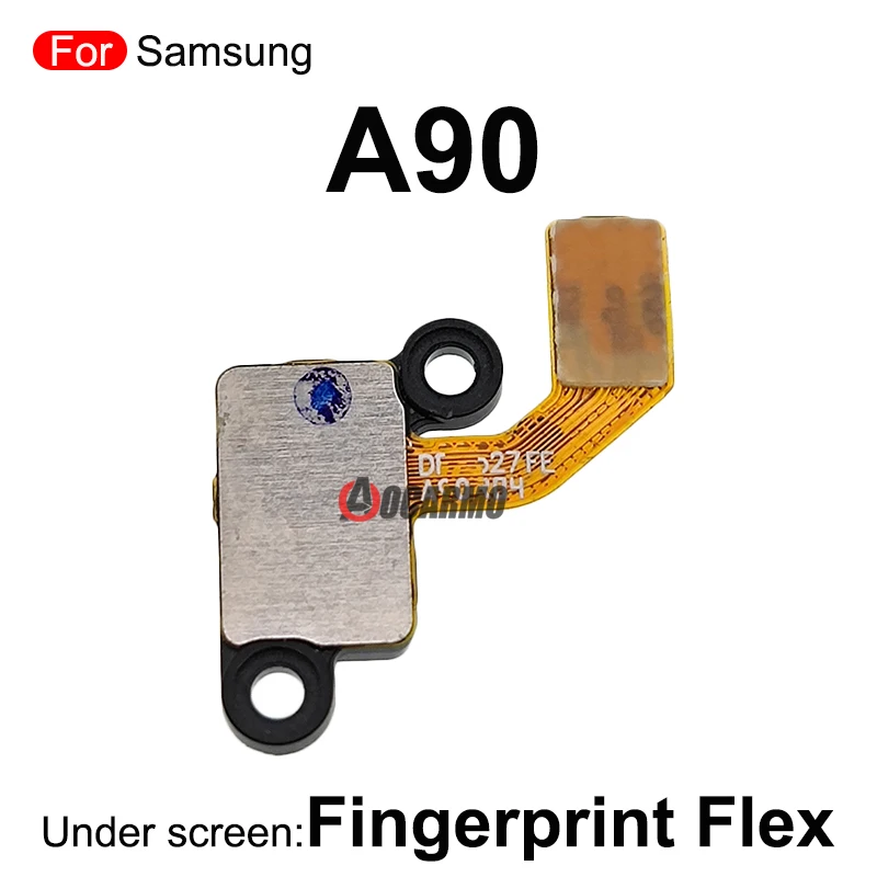 For Samsung GALAXY A90 A51 A70S A31 A30s A41 A71 Under Screen Touch ID Home Button Fingerprint Sensor Flex Cable Replacement