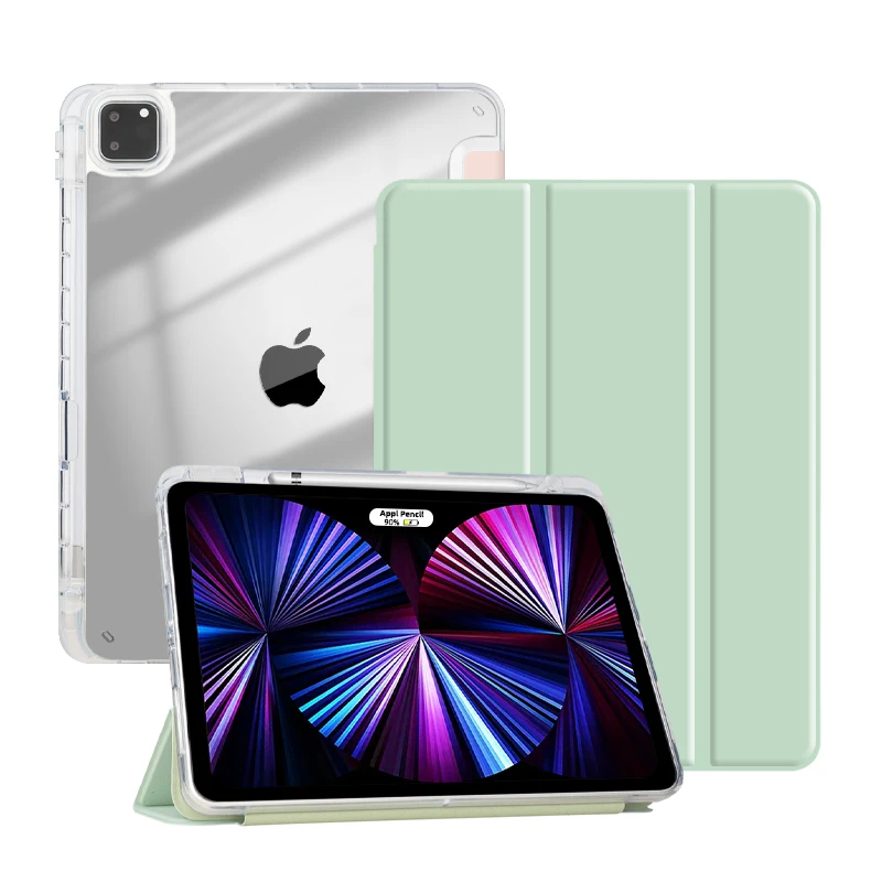 Coque en acrylique haute transparence pour iPad, coque pour iPad Pro 11, 2022, iPad 9e génération, 2021 génération, Air 5, Air 4, 8/7, 2022