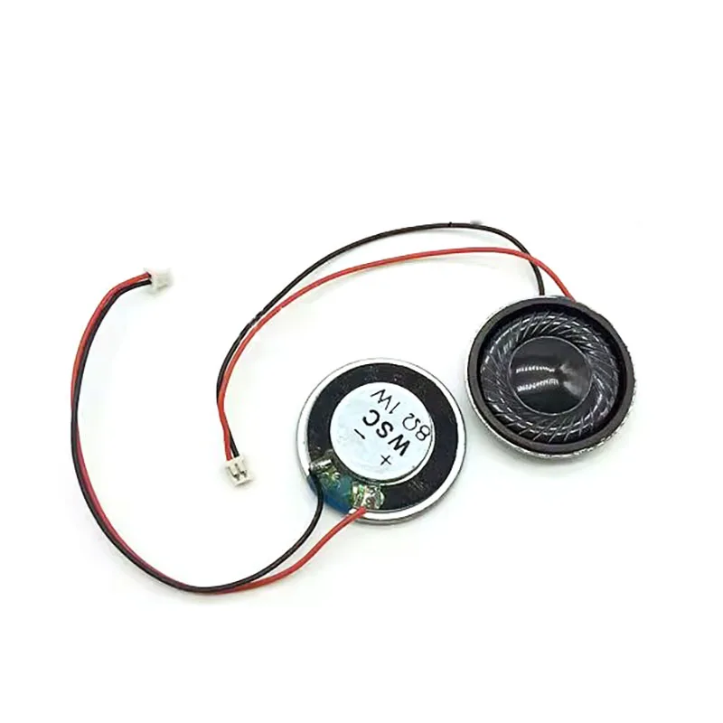 5PCS Ultra Thin Speaker 0.5W 1W 2W 8 ohms /R 20/23/26/28/30/32/36/40/45/50MM With Wire 1.25 Terminal 10CM for electronic dog toy