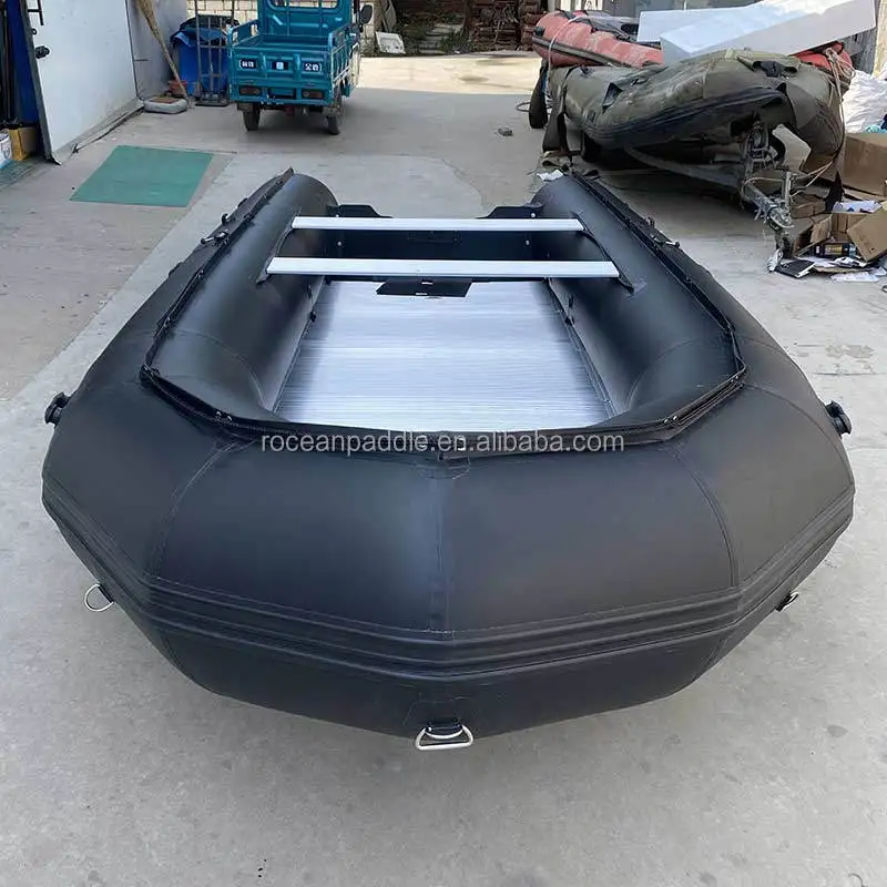 CE 16ft 5m بولي كلوريد الفينيل الألومنيوم الطابق عائم قارب صيد قابل للنفخ للبيع