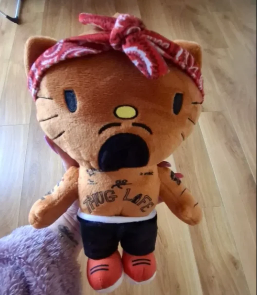 مرحبا كيتي توباك دمية قطيفة الشكل محشوة اللعب لطيف بنين بنات المشجعين جمع الهدايا