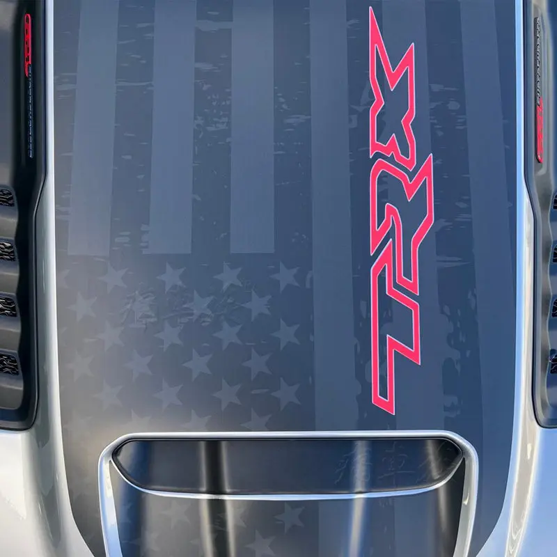 Car Vinyl Sticker FOR Dodge Ram TRX 2022 Hood Personalized Customization fashion sports decoration Decal